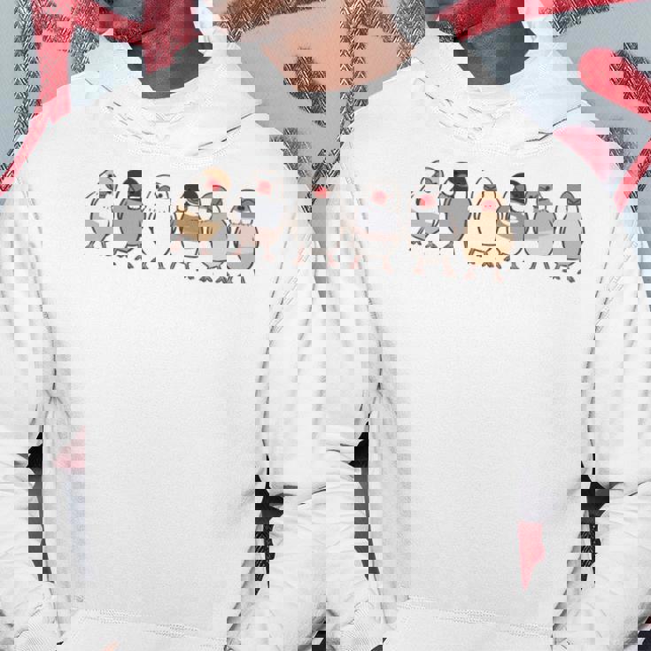 ノーブンチョウノーライフ 鳥好き 文鳥好き 文鳥の飼い主 おもしろ 可愛い ブンチョウ 文鳥 長袖tシャツ パーカー 面白い贈り物