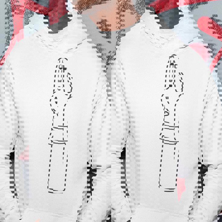 ハニワ 埴輪《モノクロ》【踊る埴輪 男】歴史土器 シンプル かわいい イラスト 長袖tシャツ パーカー 面白い贈り物