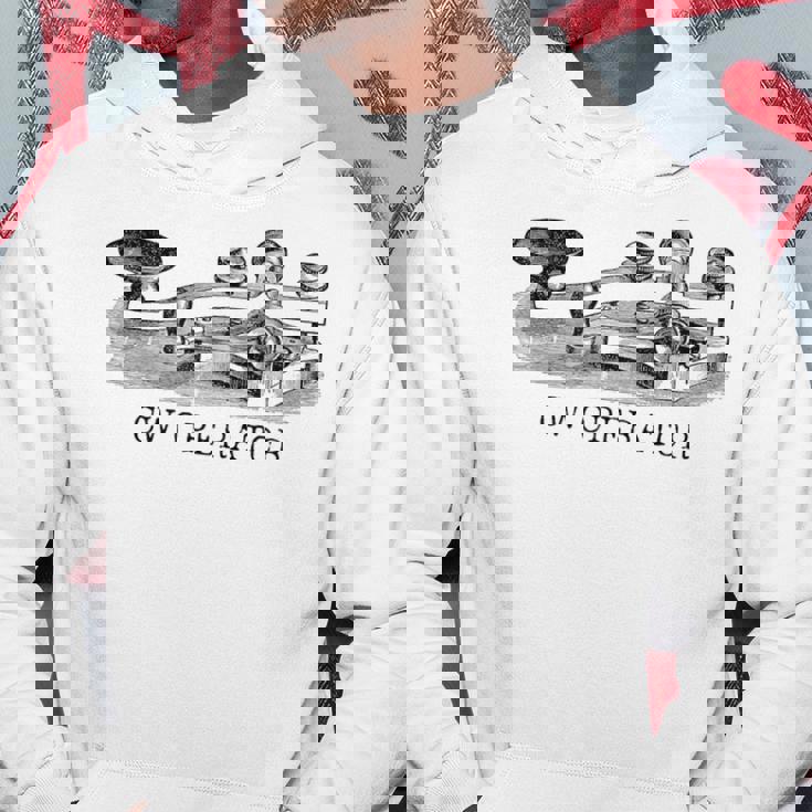 ハム・ラジオ用ヴィンテージモールス信号 Cwオペレーター パーカー 面白い贈り物