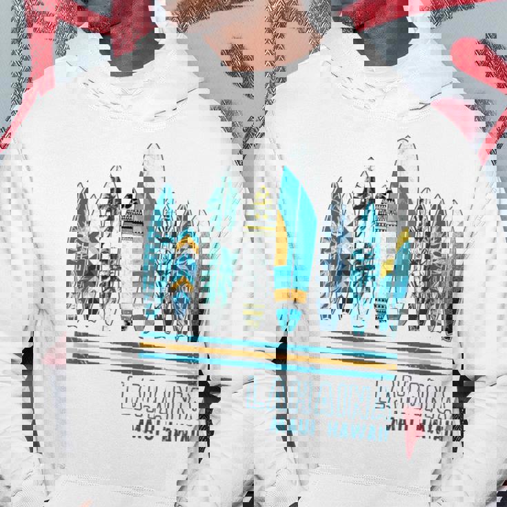 ハワイ ラハイナ マウイ サーフィン ハワイアン パーカー 面白い贈り物