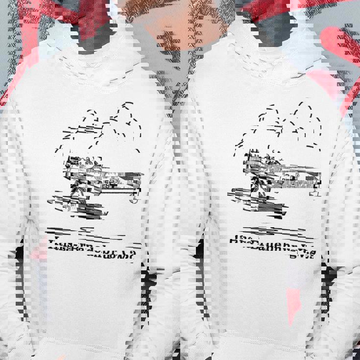 ハンザ ブランデンブルク W29 ドイツ水上飛行機 空飛ぶ雲 パーカー 面白い贈り物