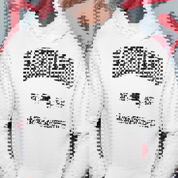 ハーバード マサチューセッツ Ma ビンテージ アスレチック ブラックスポーツデザイン パーカー 面白い贈り物