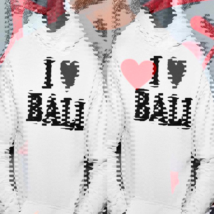 バケーションアイランドハート-ファニーアイラブバリ パーカー 面白い贈り物