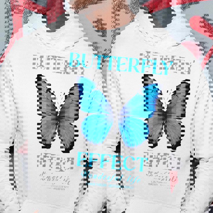 バタフライエフェクトtシャツ バックプリント テクノフェスティバル Tekk パーカー 面白い贈り物