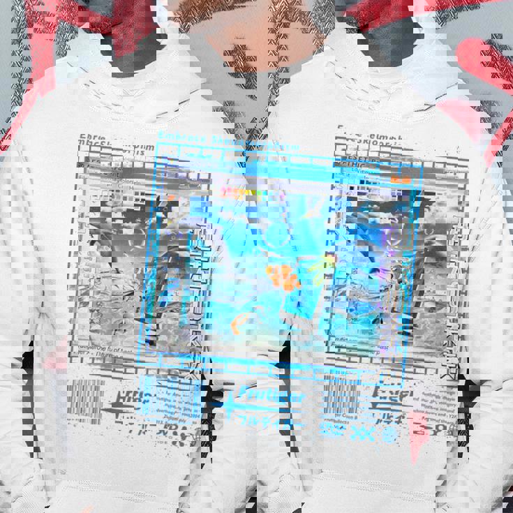 バックプリントフルティガーエアロファッションコレクション パーカー 面白い贈り物