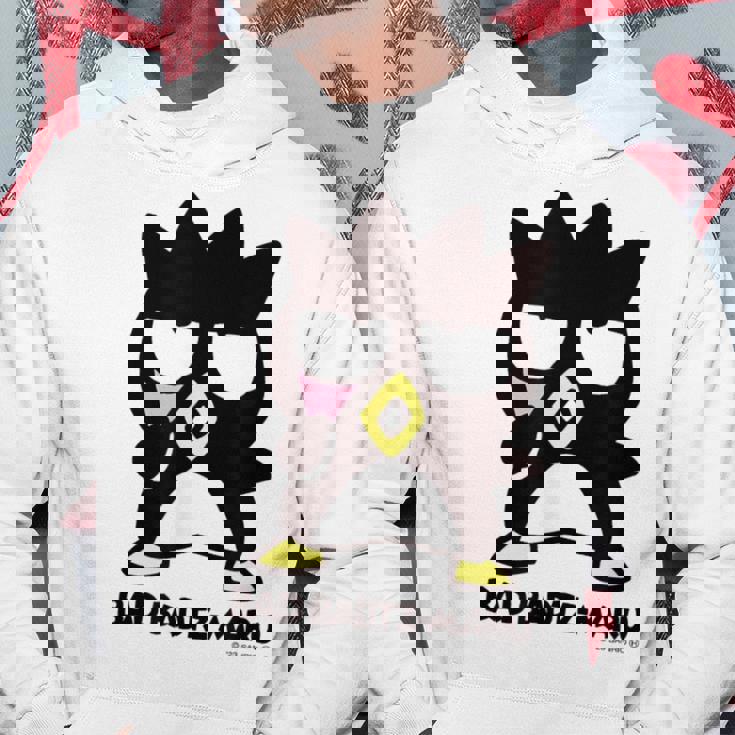 バッドばつ丸 あっかんべー ライトカラー パーカー 面白い贈り物