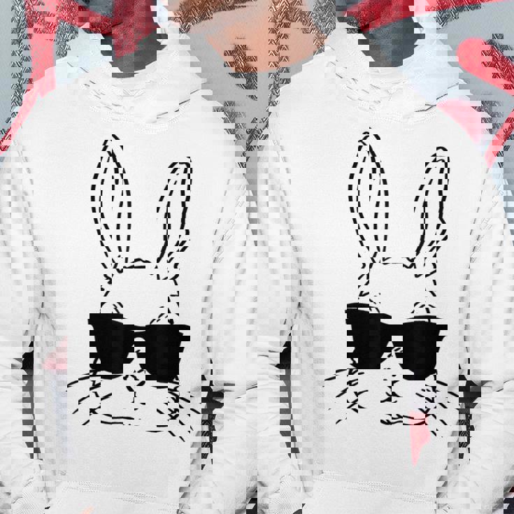 バニーフェイス サングラス イースターデー 男の子 幼児 キッズ パーカー 面白い贈り物