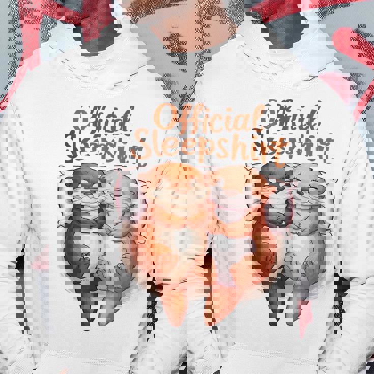 パジャマ バレンタイン カワウソ ラブ パーカー 面白い贈り物