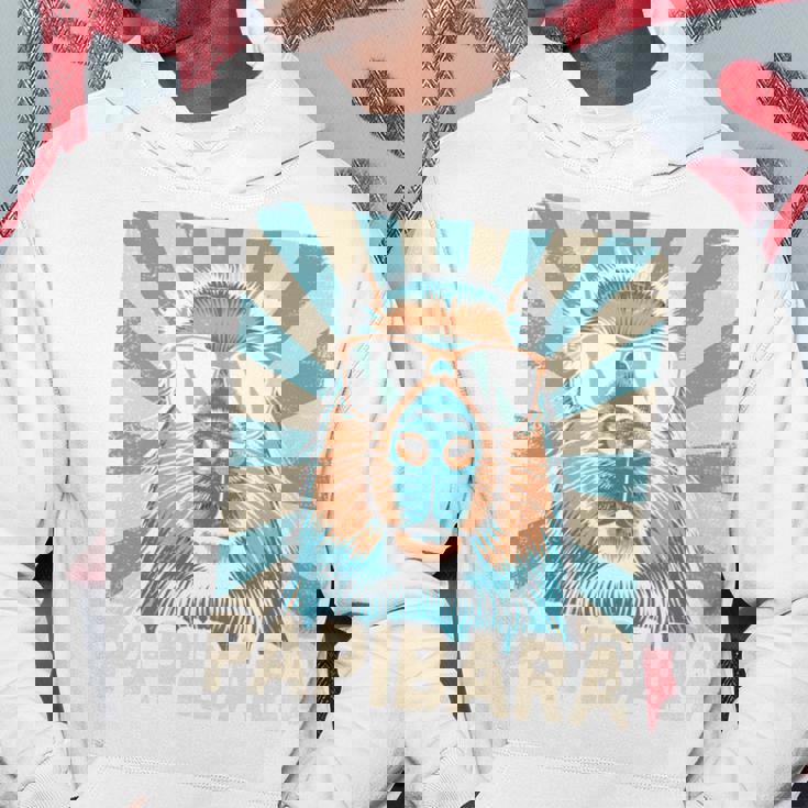 パピバラ おもしろカピバラ 最高のお父さん 父の日 カピバラ 長袖tシャツ パーカー 面白い贈り物