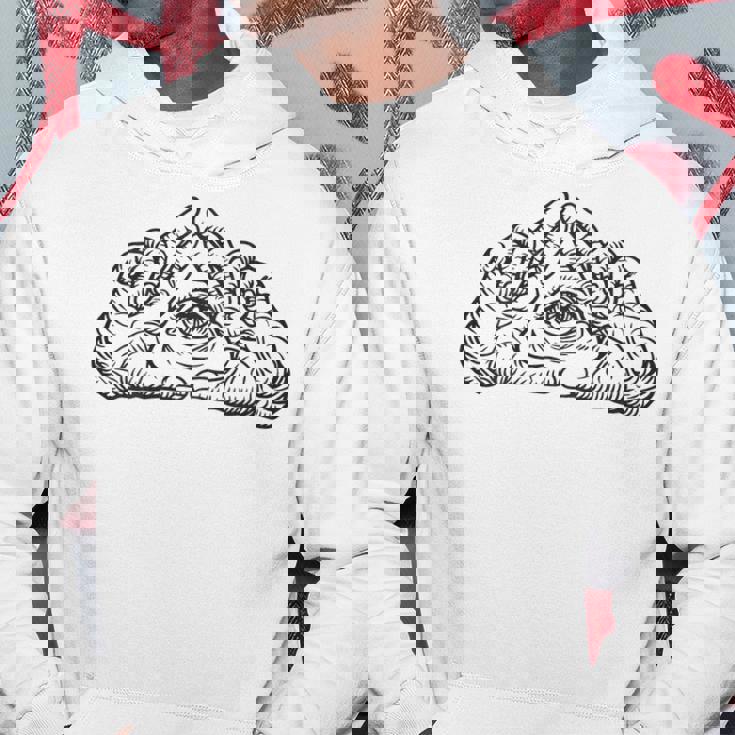 ヒップホップ Y2k Hip Hop ヴィンテージ レトロ エッジの効いたバックプリント ストリートウェア イルミナティ パーカー 面白い贈り物