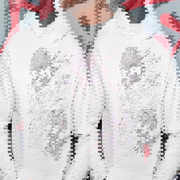 ヒップホップ アーバン ヴィンテージ エッジの効いた Y2k バックプリント ストリートウェア スカル 長袖tシャツ パーカー 面白い贈り物