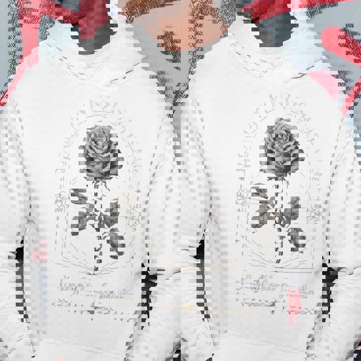 ヒップホップ アーバン ヴィンテージ ヒップスター Y2k Hip Hop バックプリント ストリートウェア ローズ パーカー 面白い贈り物