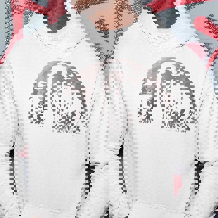 ビッグフット ネス湖 モンスター モスマン ジャッカロープ&エイリアン クリプティッド 長袖tシャツ パーカー 面白い贈り物