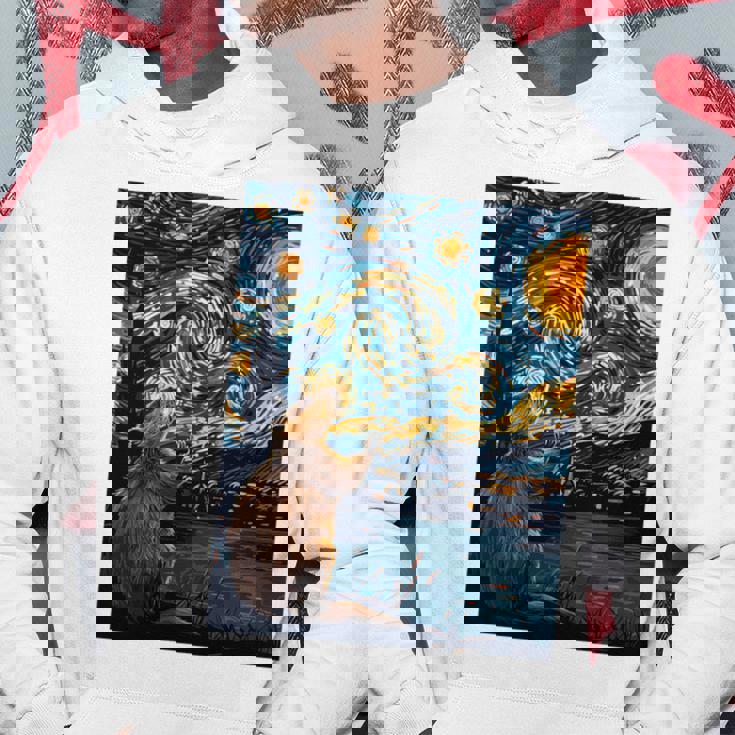 ビーバースターリーナイトヴァンゴッホ 長袖tシャツ パーカー 面白い贈り物