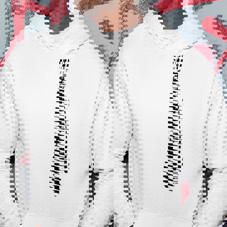 ピアノ ピアニスト 面白いキーボード ネクタイ パーカー 面白い贈り物