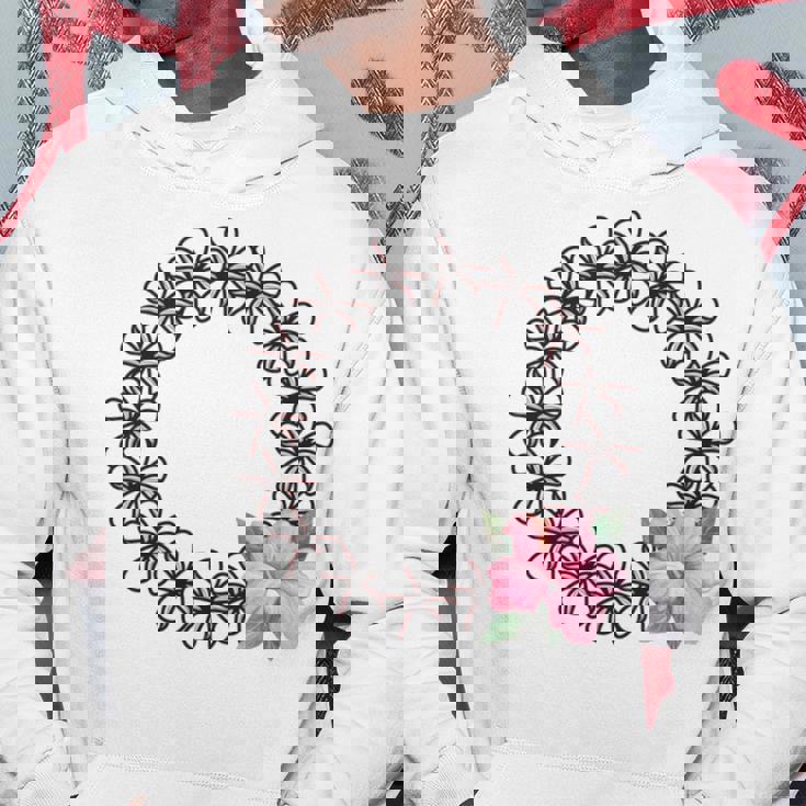 フラダンス フラ レッスン用 Aloha アロハ トロピカル ハワイ Hawaii ハイビスカス ハワイアン 南国 花 長袖tシャツ パーカー 面白い贈り物