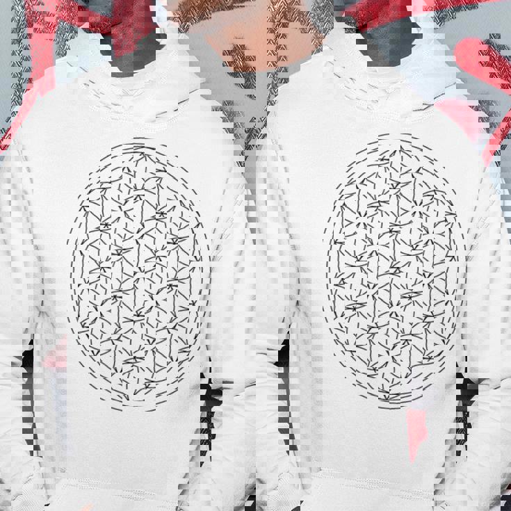 フラワー オブ ライフ 幾何学 模様 図形 シンボル スピリチュアル フラワーオブライフ パーカー 面白い贈り物