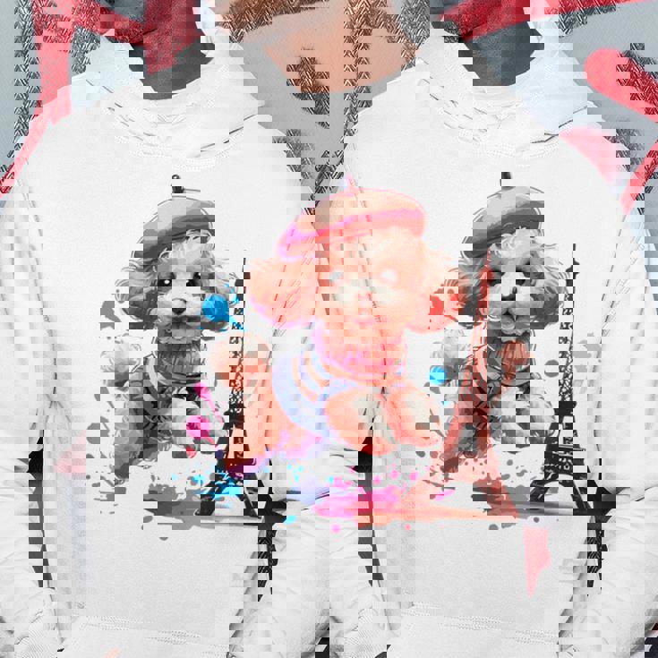 フランス パリ エッフェル塔 ファッション トイ プードル パリ 子犬 パーカー 面白い贈り物