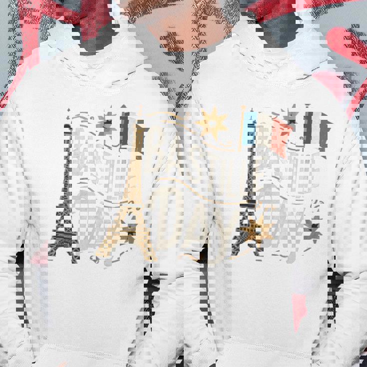 フランスの国旗 ヴィンテージ バスティーユの日 2019 パリ 1789 フランス 長袖tシャツ パーカー 面白い贈り物