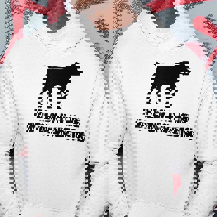 ブリタニー・スパニエル 私はあなたの提案ではなく私の鼻に従います パーカー 面白い贈り物