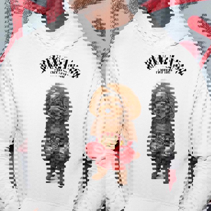 ボクシングチャンピオン プードル ドッグファイター パーカー 面白い贈り物