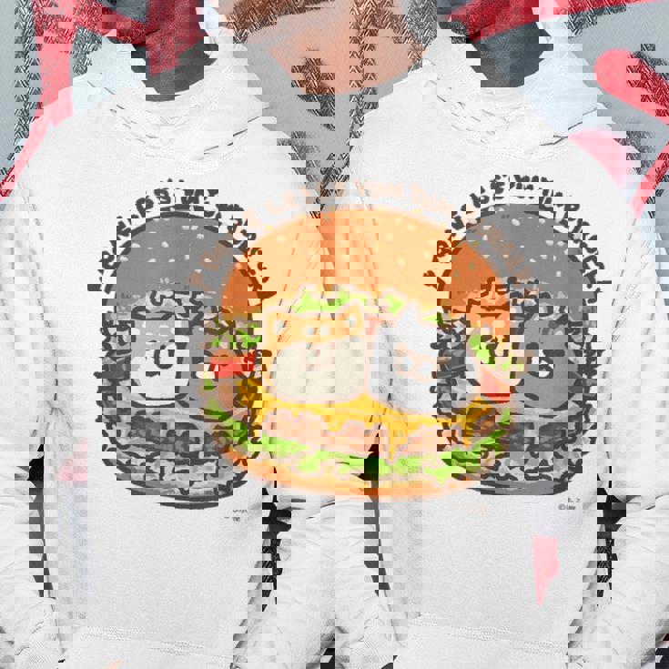 ボンレス犬とボンレス猫 ハンバーガー パーカー 面白い贈り物