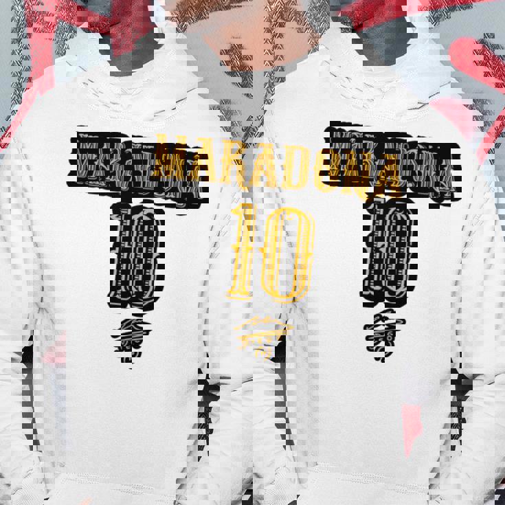 マラドーナ 10 長袖tシャツ パーカー 面白い贈り物