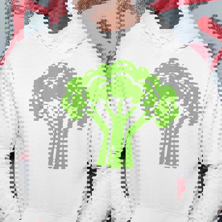 ミニマリスト かわいい ブロッコリー シンプルな野菜 ブロッコリー パーカー 面白い贈り物