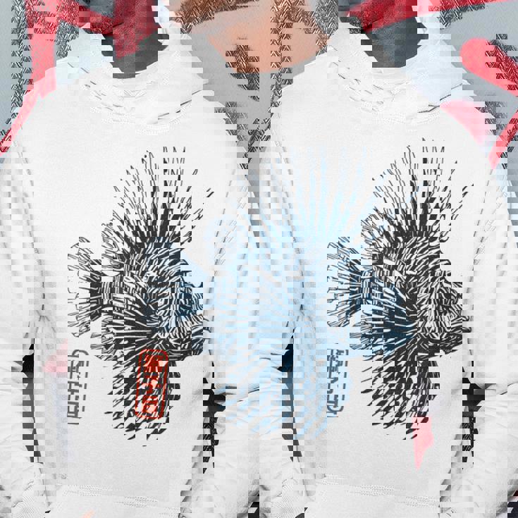 ミノカサゴ 水族館の魚飼育、水族館 パーカー 面白い贈り物