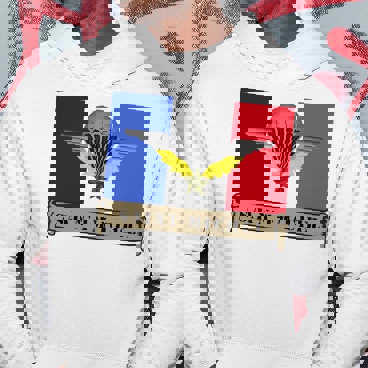 ミリタリー サンミッシェル 守護空挺部隊 フランス軍 長袖tシャツ パーカー 面白い贈り物