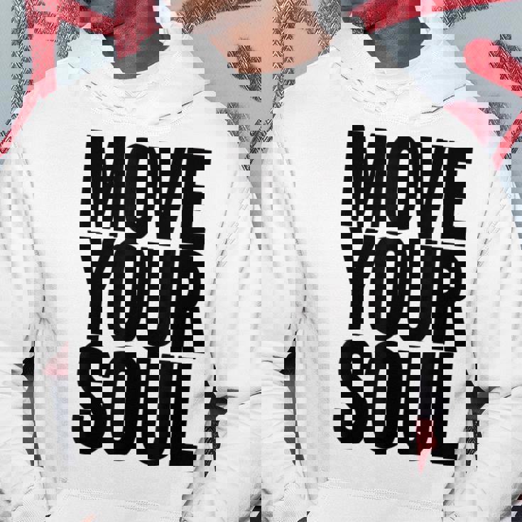 ムーブユアソウル モチベーション インスピレーション パーカー 面白い贈り物