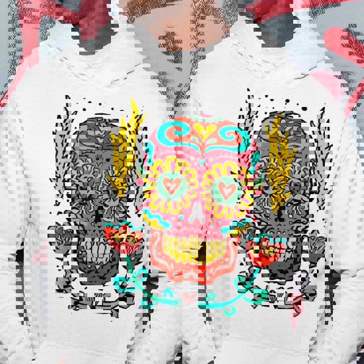 メキシカンホリデー カーニバル マスク カラフル スカル パーカー 面白い贈り物