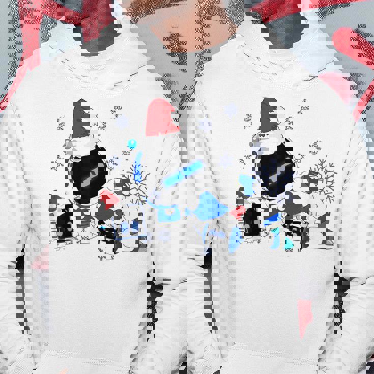 メリークリスマス アストロボット ファニースウェットシャツ パーカー 面白い贈り物