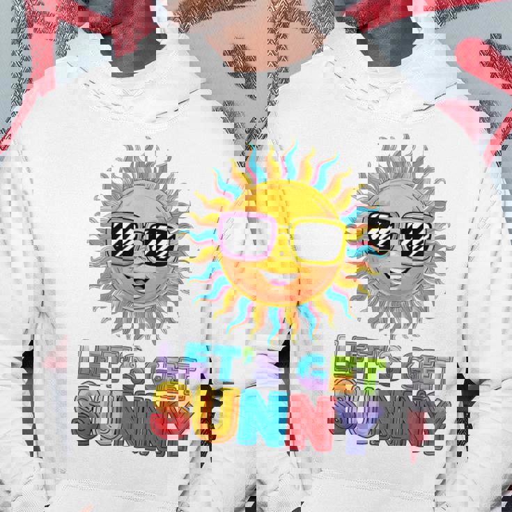 モチベーション輝くレッツゲットサニー活気 パーカー 面白い贈り物