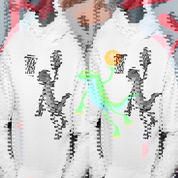 ヤモリ バスケットボール ホビー スポーツ 爬虫類 長袖tシャツ パーカー 面白い贈り物