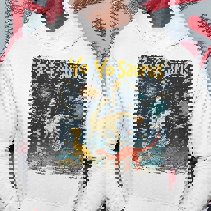 ヨーヨーザウルスファニーヨーヨー時代 長袖tシャツ パーカー 面白い贈り物