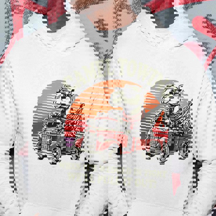 ラクダ牽引、しっかりと固定されている場合は引き出します。 長袖tシャツ パーカー 面白い贈り物