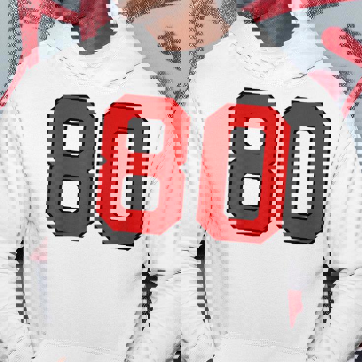 ラッキーナンバー80 クラシックカレッジアメリカン代表チームのファンプレイヤー パーカー 面白い贈り物