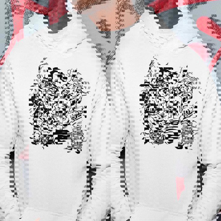 ラップオールドスクールヒップホップグラフィティtシャツとストリートダンス パーカー 面白い贈り物