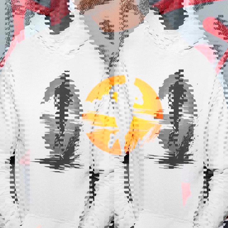 ランニング・ガイ・グラフィック・アスレティックス パーカー 面白い贈り物