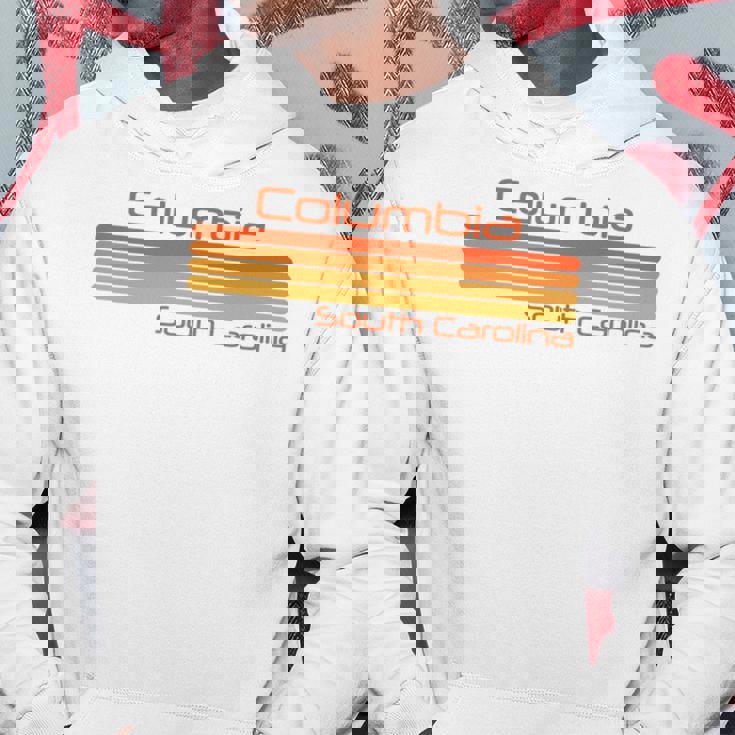 レトロ コロンビア サウスカロライナ 長袖tシャツ パーカー 面白い贈り物