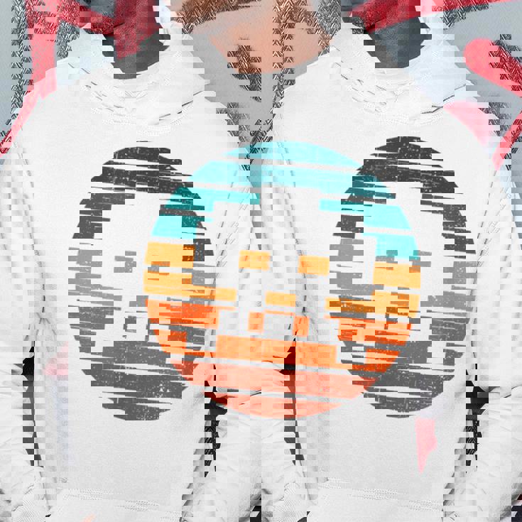 レトロ ヴィンテージ 80年代アーケード ゲーム インベーダー シンセウェイブ サンセット パーカー 面白い贈り物