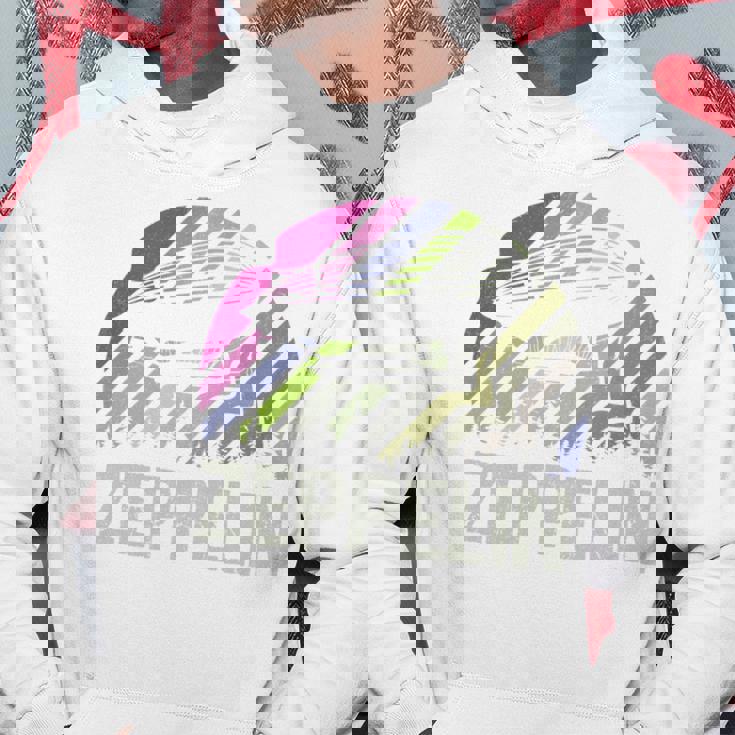 レトロ ヴィンテージ ツェッペリン 飛行船 航空 飛行船 メンズ レディース キッズ 長袖tシャツ パーカー 面白い贈り物