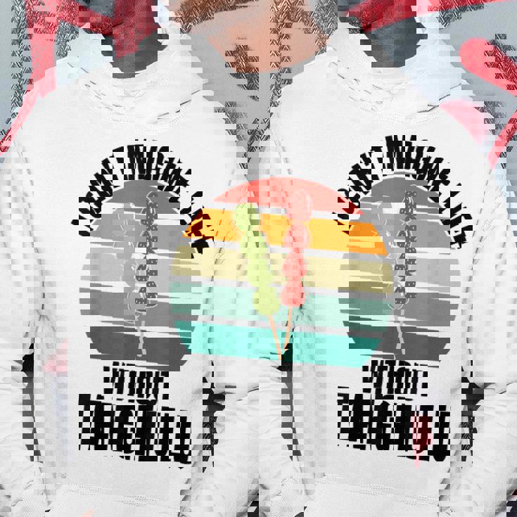 レトロタングル「Tanghuluなしでは人生は想像できない」 パーカー 面白い贈り物