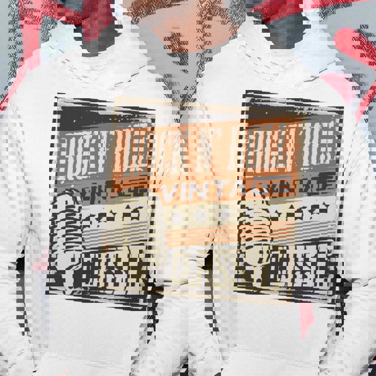 ロックンロールミュージック 1950年代ロカビリー Us 長袖tシャツ パーカー 面白い贈り物