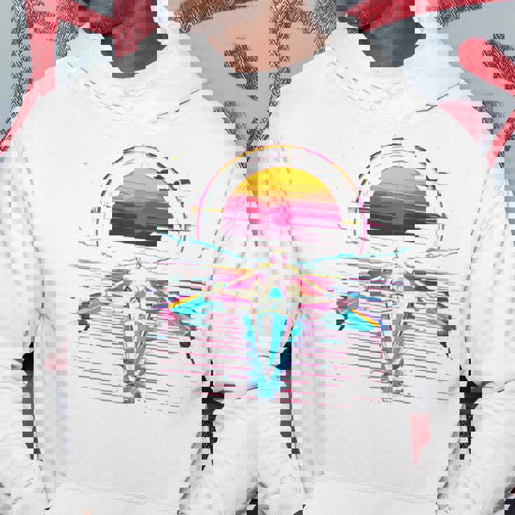 ローイング レトロウェーブ スカーリング 長袖tシャツ パーカー 面白い贈り物