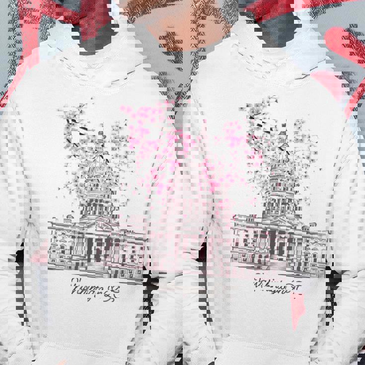 ワシントンdcキャピトルビル桜 パーカー 面白い贈り物