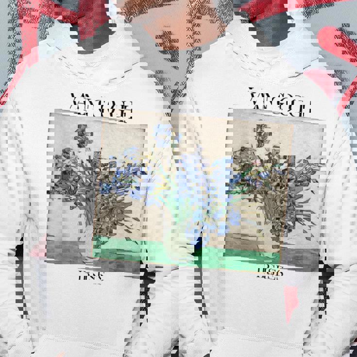 ヴァン・ゴッホ アイリス 印象派 アート絵画 ヴィンセント・ヴァン・ゴッホ パーカー 面白い贈り物