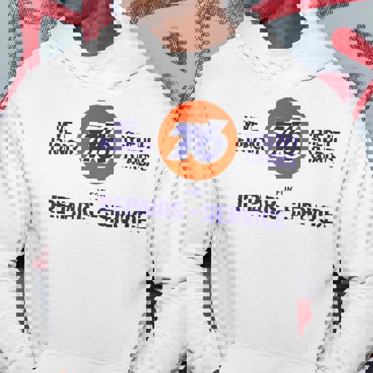 ヴィンテージ 76 ガソリンポンプ サイン レトロ ガソリン ガレージ パーカー 面白い贈り物