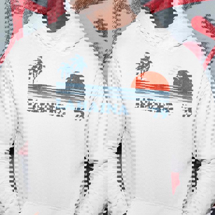 ヴィンテージ ラハイナ マウイ ハワイ ビーチ レトロ ハワイアン 70年代ギフト パーカー 面白い贈り物